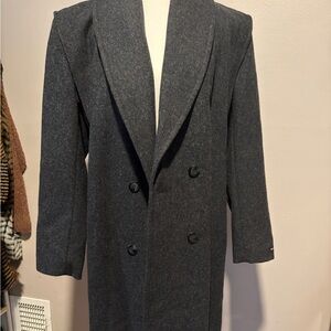 Double breasted coat 100% wool